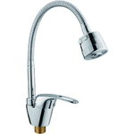 Смеситель для кухни D-Lin с гибким изливом, хром (D150409-T)