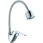 Смеситель для кухни D-Lin с гибким изливом, хром (D150309-T)