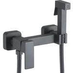 Смеситель для душа D-Lin с гигиенической лейкой, черный (D180201-A)