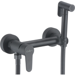 Смеситель для душа D-Lin с гигиенической лейкой, черный (D180202-A)