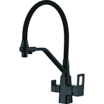 Смеситель для кухни D-Lin с подключением фильтра, черный (D159320-A)