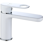 Смеситель для раковины D-Lin белый/хром (D110377-C)