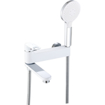 Смеситель для ванны D-Lin белый/хром (D181377-C)