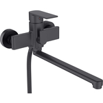 Смеситель для ванны D-Lin универсальный, черный (D147363-A)