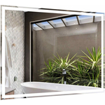 Зеркало Sanstar Oscar 100х80 подсветка, сенсор, белое (323.1-2.4.1.)