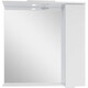 Зеркало-шкаф Sanstar Bianca 80х75 с подсветкой, белый (152.1-2.5.1.)