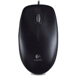 Мышь Logitech B100 black (USB, оптическая, 800dpi, 2but) (910-0055477)