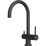 Смеситель для кухни Omoikiri Yamada-BL-P с подключением фильтра, черный (4974226)