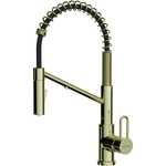 Смеситель для кухни Omoikiri Mikawa 2 Plus-SB-LG с подключением фильтра, светлое золото (4994453)