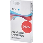 Контейнер с чернилами Sakura C13T973200 (T9732 C) для Epson, голубой , 22000 к.