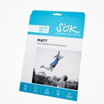 Фотобумага S'OK матовая, формат А4, плотность 180г/м2, 50 листов SA4180050M
