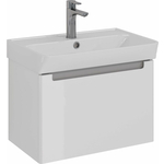 Тумба под раковину Lemark Buno mini 60х35 белый глянец (LM05BM60T)