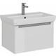 Тумба под раковину Lemark Buno mini 70х45 белый глянец (LM05BM70T)
