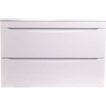 Тумба под раковину Style line Бергамо мини 90х35 подвесная, антискрейтч белый (СС-00002364)