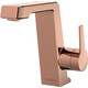 Смеситель для раковины Teska Thetis розовое золото (E5209)