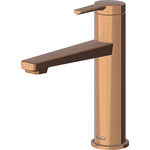 Смеситель для раковины Teska Liva Leo S розовое золото (E5419)