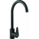 Смеситель для кухни Славен Сталь черный (СЛ-ОД-Ж27)