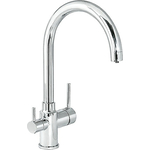 Смеситель для кухни Славен Город с подключением фильтра, хром (СЛ-ОД-Д79)