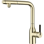 Смеситель для кухни Paulmark Viper с подключением фильтра, золото (Vi213105-G)
