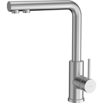 Смеситель для кухни IDDIS Rule с подключением фильтра, сталь (RULSTLFi05)