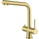 Смеситель для кухни Timo Saona с подключением фильтра, золото матовое (2396/17F)