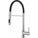 Смеситель для кухни Alveus Lyra хром/черный (1132184)