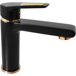 Смеситель для раковины Rav Slezak Colorado черный матовый/золото (CO328.5CMATZ)
