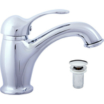 Смеситель для раковины Rav Slezak Labe с донным клапаном, хром (L027.5K)