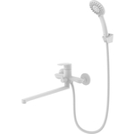 Смеситель для ванны Milardo Rora универсальный, белый матовый (RORWT00M10)