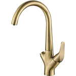 Смеситель для кухни ZorG Steel Hammer SH 815 BRONZE с подключением фильтра, бронза