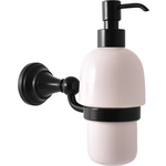 Дозатор для жидкого мыла Rav Slezak Morava черный матовый/белый (MKA0303CMAT)