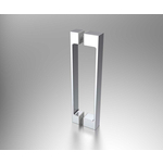 Душевая дверь Vincea Alpha 120х190 прозрачная, черная (VDS-3AL120CLB)