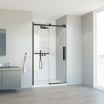 Душевая дверь Vincea Como Soft 110х195 прозрачная, черная (VDS-1CS110CLB)