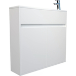 Тумба с раковиной 1Marka Stretto 80х21 белая (У92325)