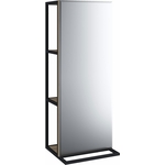 Пенал зеркальный 1Marka Grunge Loft 35х90 правый, дуб вотан (Ц0000007985)