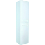 Пенал 1Marka Соната 35х150 левый, с бельевой корзиной, белый глянец (У78472)