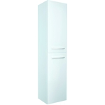 Пенал 1Marka Соната 35х150 правый, с бельевой корзиной, белый глянец (У23257)