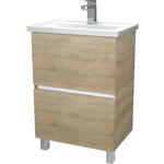 Тумба под раковину 1Marka Aris 60х40 дуб сонома (У76060)