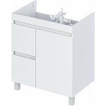 Тумба под раковину 1Marka Cube 75х48 белый глянец (У79532)