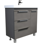 Тумба под раковину 1Marka Gaula 80х36 графит (У92546)