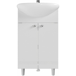 Тумба под раковину 1Marka Story 45х28 белый глянец (У99313)