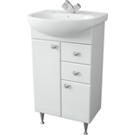 Тумба под раковину 1Marka Story 55х31 правая, белая (У99316)