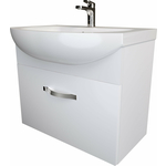 Тумба под раковину 1Marka Вита 65х32 один ящик, белый глянец (У50111)