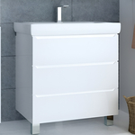 Тумба под раковину 1Marka Кода 60х48 белый глянец (У57594)