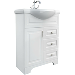 Тумба под раковину 1Marka Прованс 65х30 белый глянец (У94488)