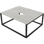 Столешница 1Marka Loft 59х48 светло-серый/черный (Ц0000008734)