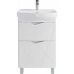 Тумба под раковину Sanstar Линни 55х34 белая (414.1-1.4.1.)