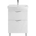 Тумба под раковину Sanstar Линни 60х34 белая (415.1-1.4.1.)