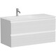 Тумба под раковину Sancos Folk 100х45 левая, Bianco (FL100LW)