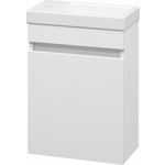 Тумба с раковиной Misty Эко Мини 40 подвесная, белая (Э-ЭкоМ01040-П, БП-Э0000Д1571)